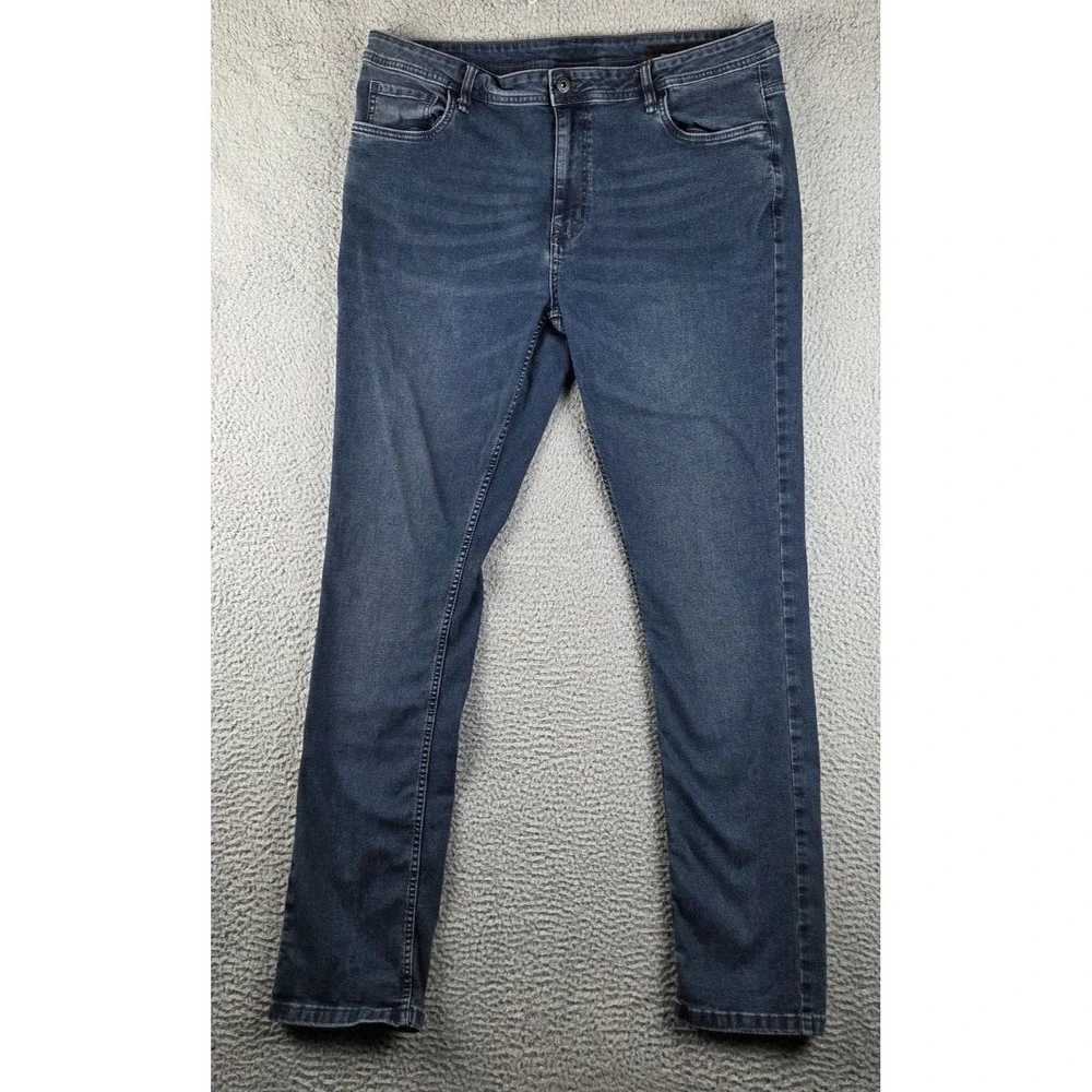 The Perfect Jean NYC Jeans Mens 40x36 (39x35) Blue‎ Slim Fit Stretch